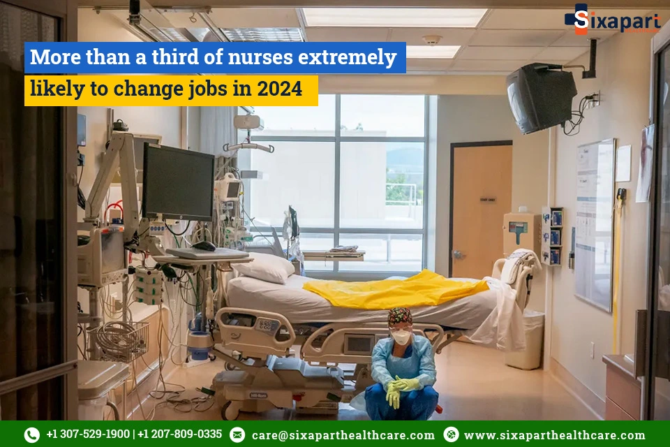 More than a third of nurses extremely likely to change jobs in 2024